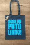 ¡ABRE UN PUTO LIBRO! (bolsa de algodón): portada