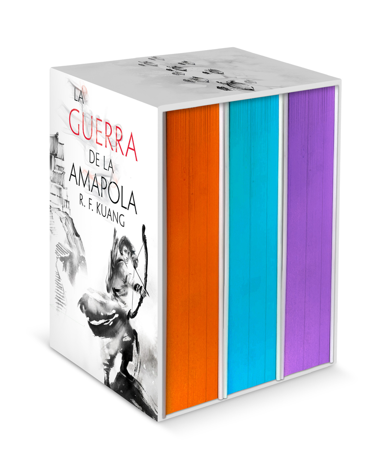 Estuche La guerra de la amapola (saga completa): portada