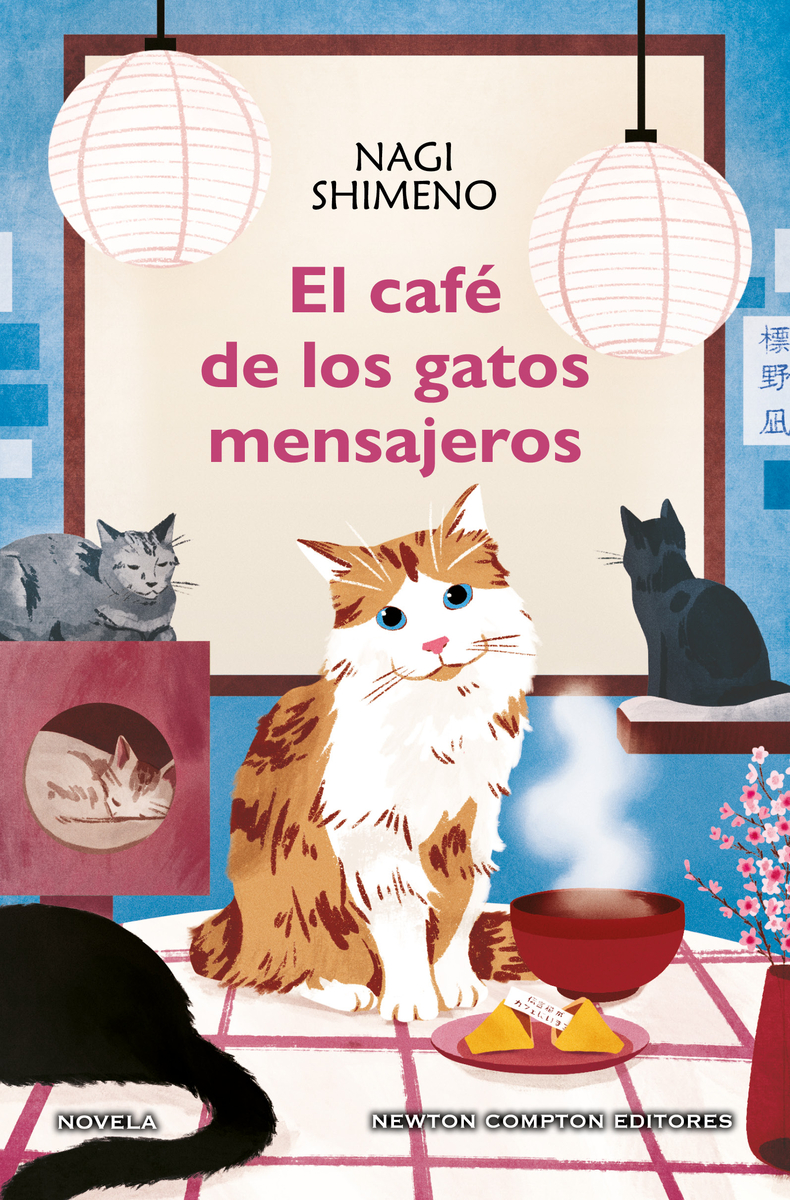 El café de los gatos mensajeros: portada