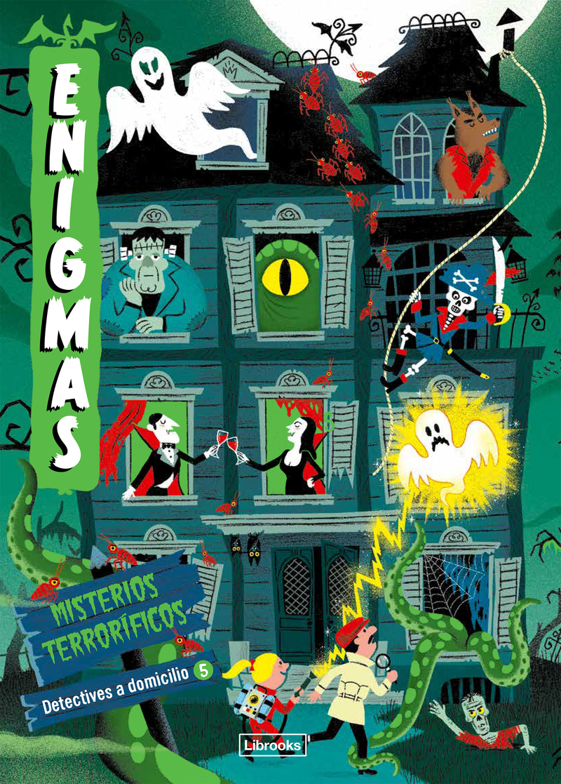 ENIGMAS. DETECTIVES A DOMICILIO 5. MISTERIOS TERRORíFICOS: portada