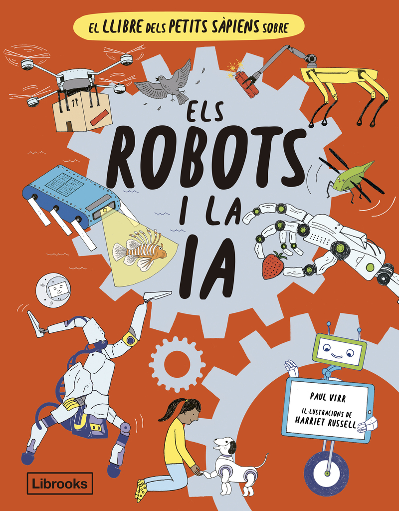 EL LLIBRE DELS PETITS SÀPIENS SOBRE ELS ROBOTS I LA IA: portada