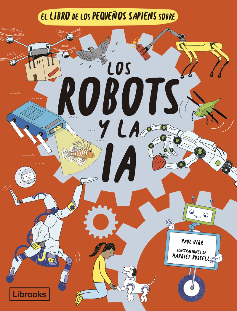 EL LIBRO DE LOS PEQUEÑOS SAPIENS SOBRE LOS ROBOTS Y LA IA: portada
