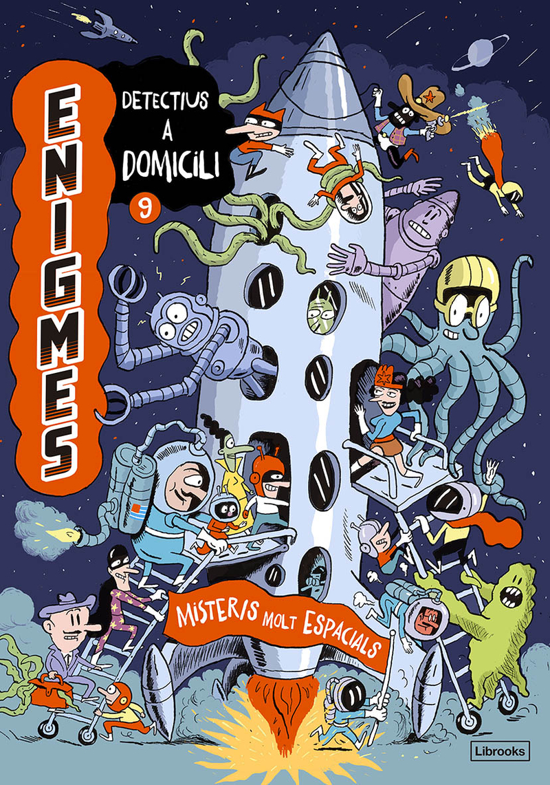 ENIGMES. DETECTIUS A DOMICILI 9. MISTERIS MOLT ESPACIALS: portada