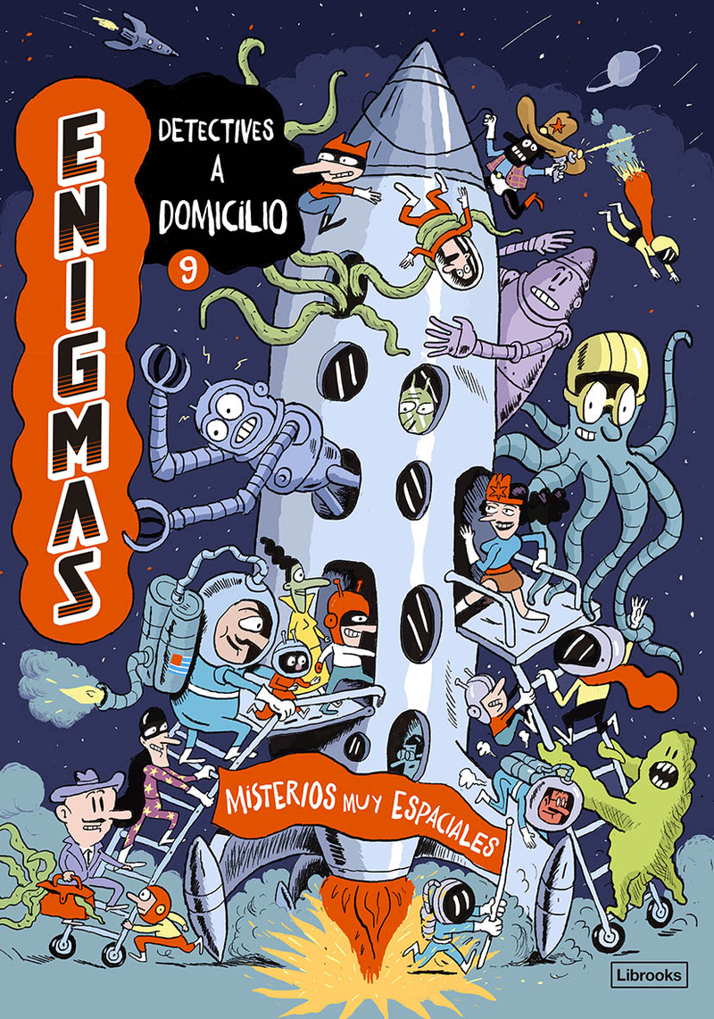 ENIGMAS. DETECTIVES A DOMICILIO 9. MISTERIOS MUY ESPACIALES: portada