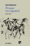 Pensar en español: portada
