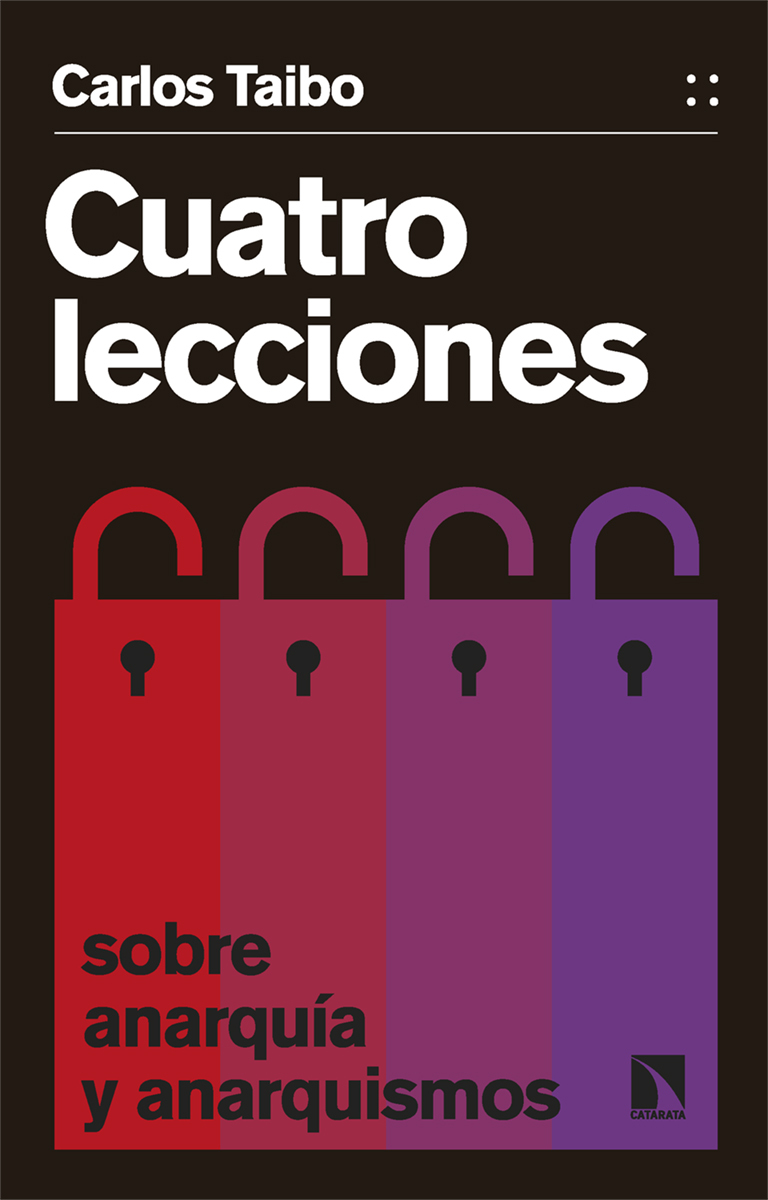 Cuatro lecciones sobre anarquía y anarquismos: portada