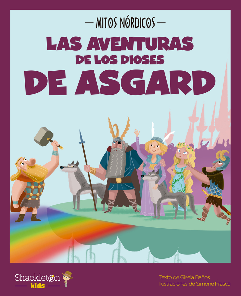 Las aventuras de los dioses de Asgard: portada