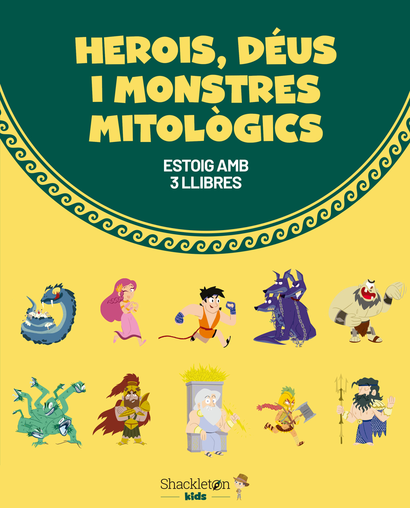 Herois, déus i monstres mitològics (2ªED): portada