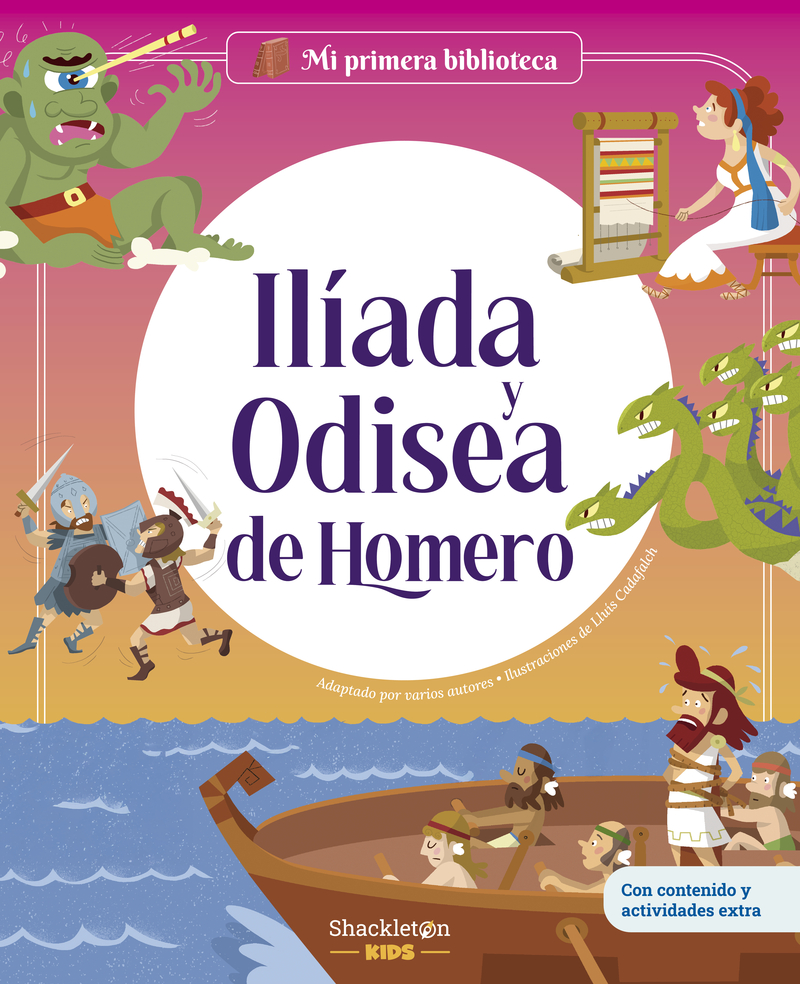 ILíADA Y ODISEA DE HOMERO: portada