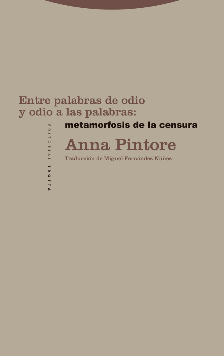 Entre palabras de odio y odio a las palabras: portada