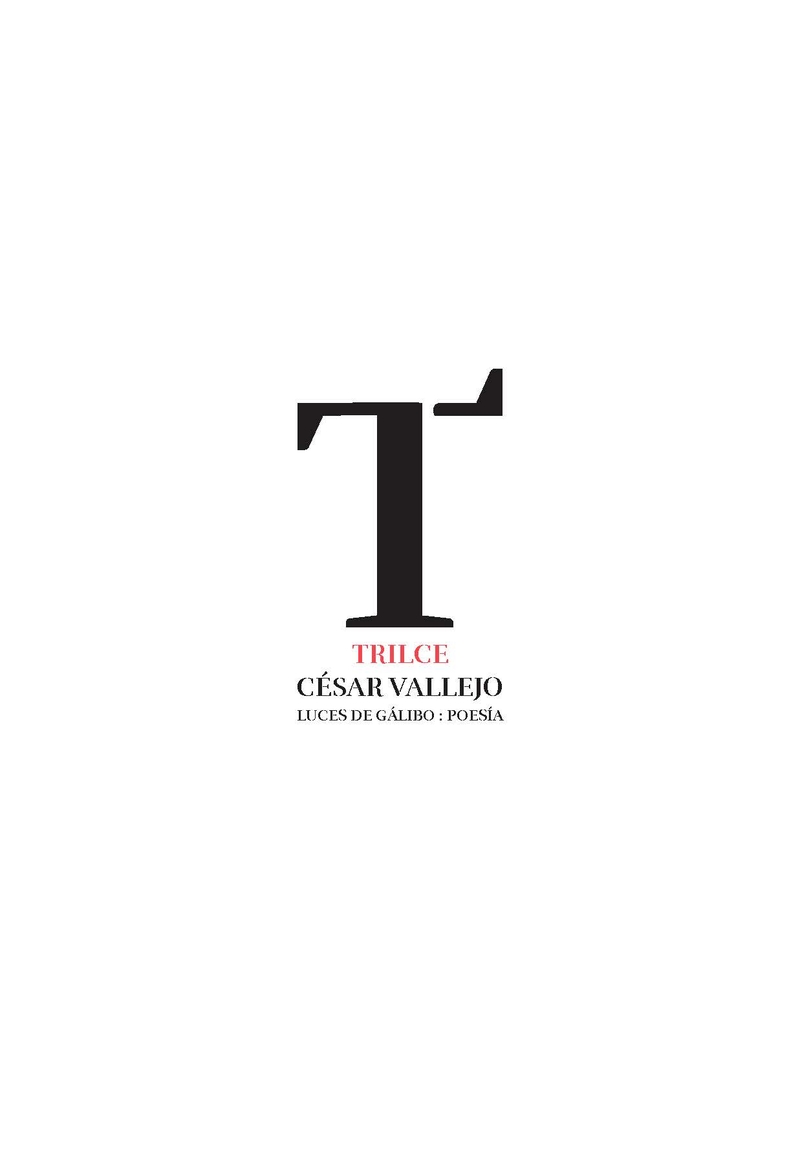 Trilce: portada