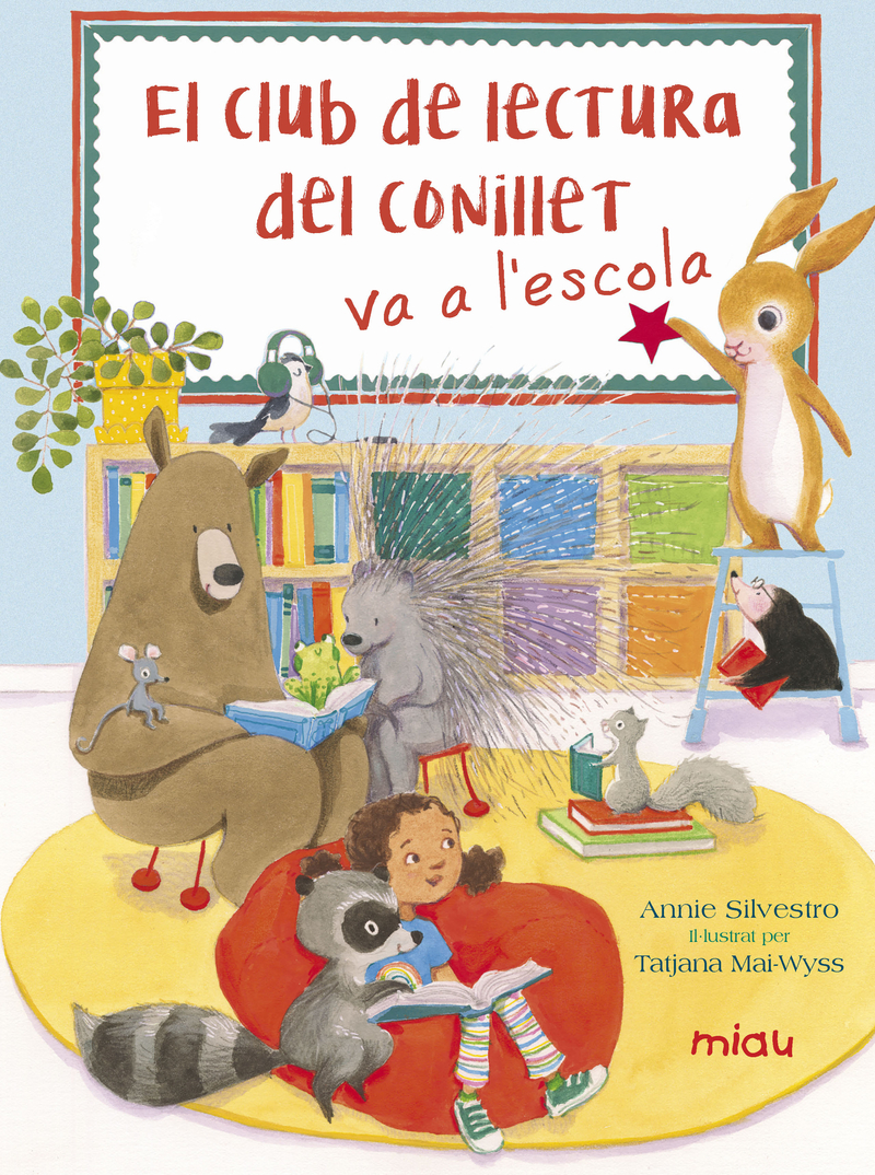 El club del lectura del conillet va a l'escola (Catalán): portada