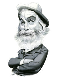 Ilustración Walt Whitman: portada