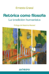 RETÓRICA COMO FILOSOFÍA: portada