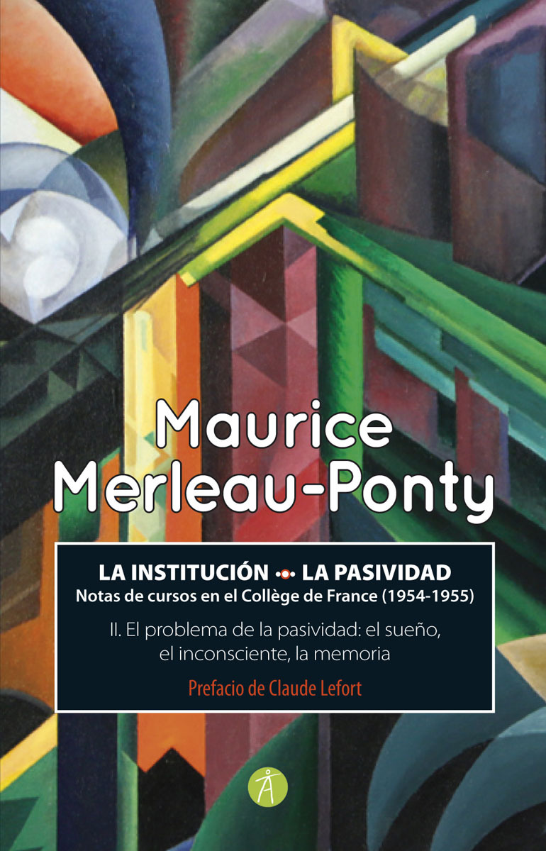 LA INSTITUCIÓN. LA PASIVIDAD: portada