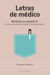 Letras de médico: portada