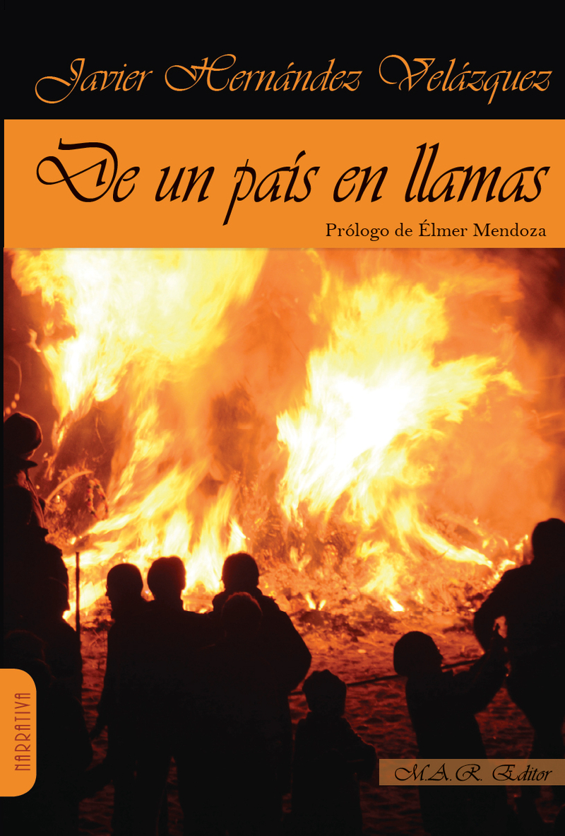 DE UN PAÍS EN LLAMAS: portada