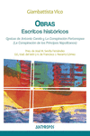 OBRAS V: ESCRITOS HISTÓRICOS: portada