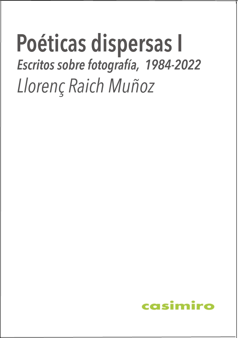 Poéticas dispersas I: portada