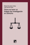 Cómo se hace un trabajo de investigación en Derecho: portada
