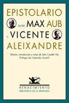 EPISTOLARIO ENTRE MAX AUB Y VICENTE ALEIXANDRE: portada
