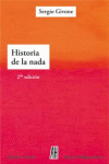 HISTORIA DE LA NADA (2ªED.): portada