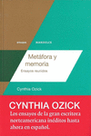 METÁFORA Y MEMORIA: portada