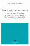 Los nombres y la tierra: portada