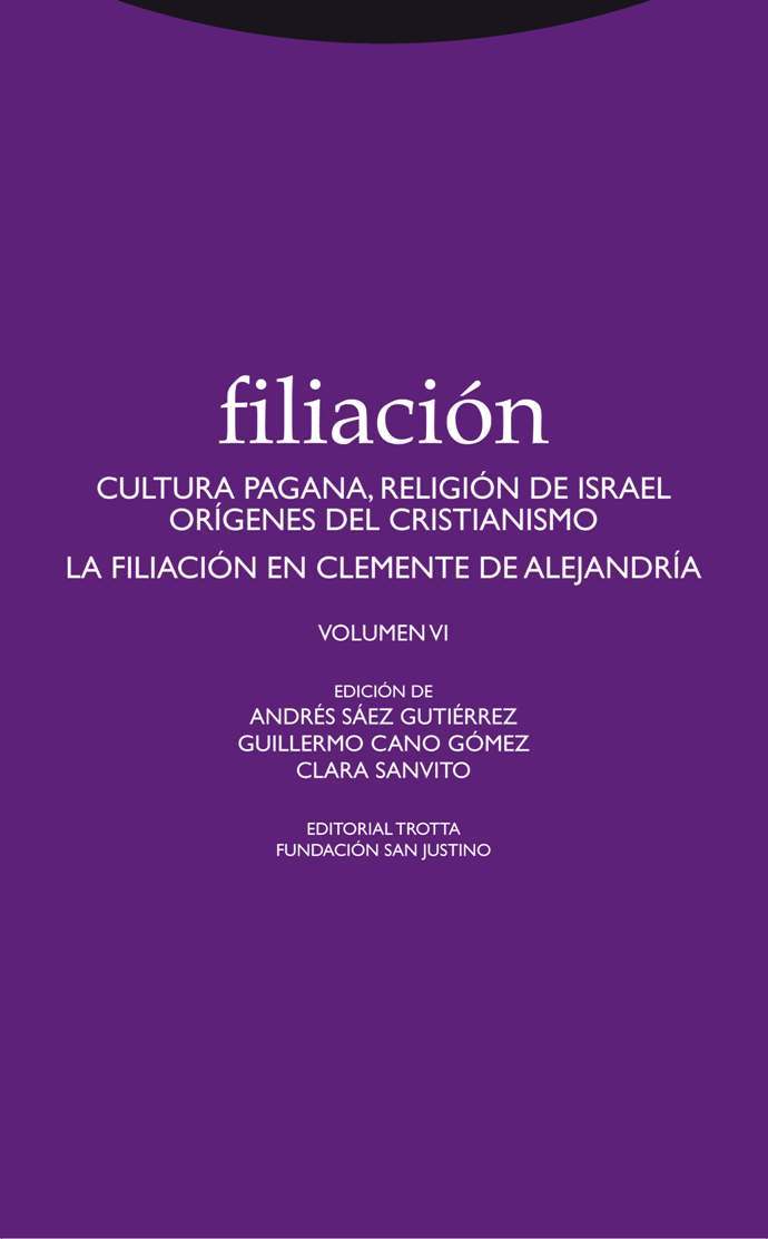 Filiación VI: portada