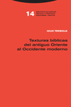 Texturas bíblicas del antiguo Oriente al Occidente moderno: portada