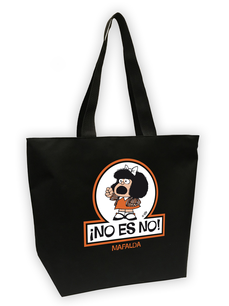 Bolsa Mega shopper Mafalda. No es no: portada