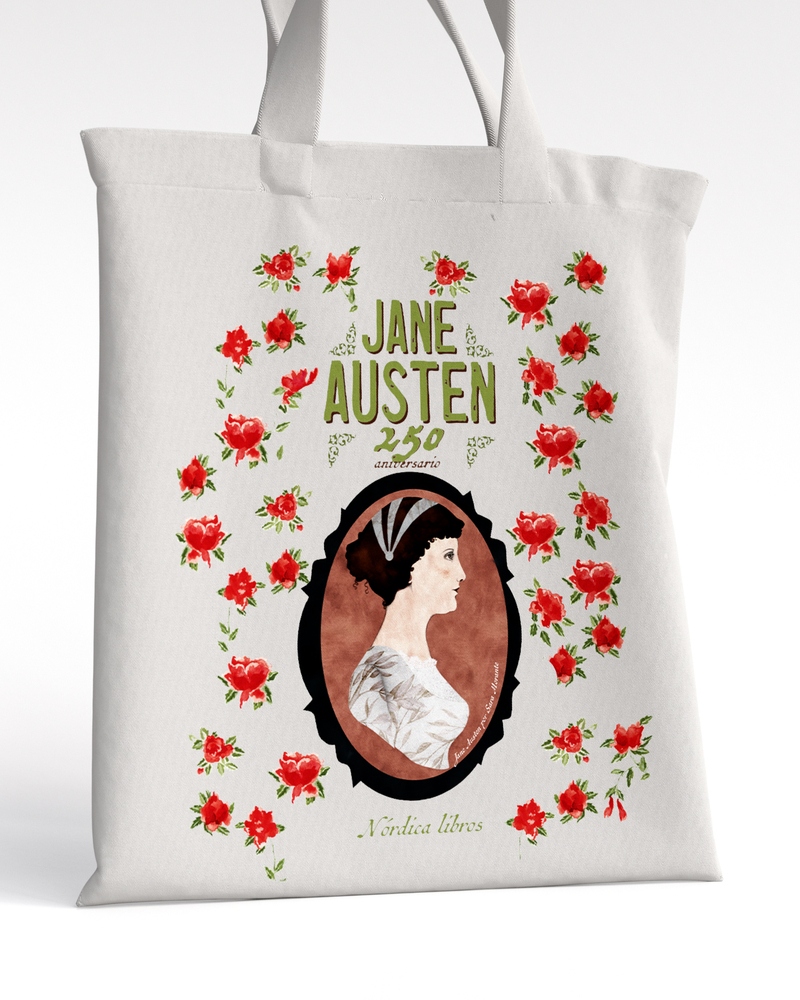 Bolsa de tela 250 aniversario Jane Austen: portada